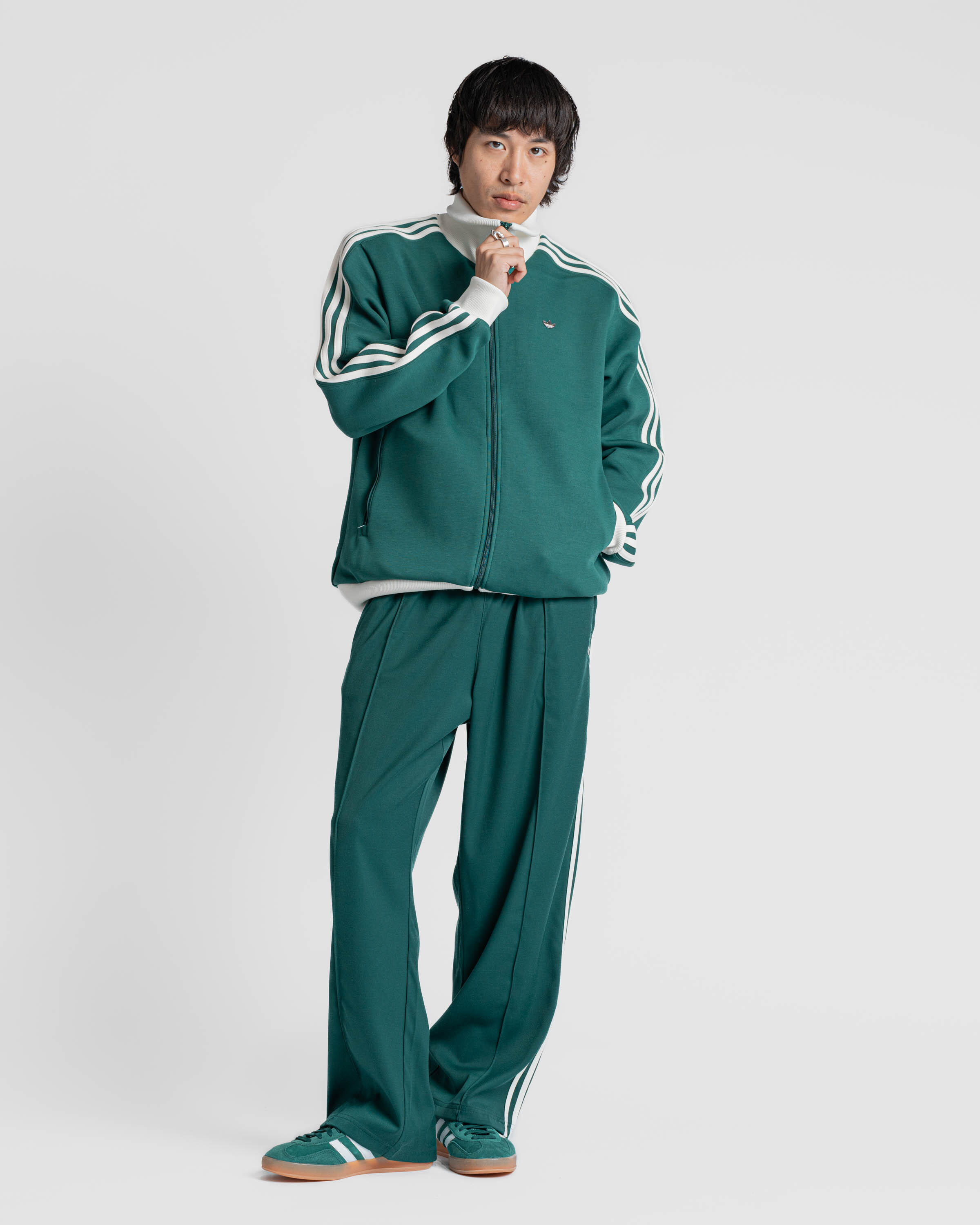 adidas プライムグリーン セットアップ トレフォイル adidas Originals PREM Trackjacket | JM3581 | AFEW STORE